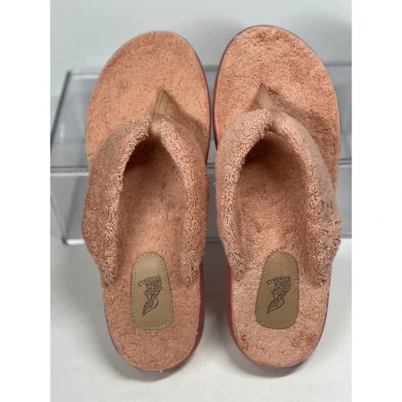 Ancient Greek Sandals Charisma Terry Pink Thong Sandals Womens EU Size 42 US 11 - Picture 1 of 10